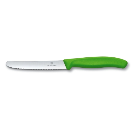 Nóż Victorinox do pomidorów Swiss Classic "Pikutek" 6.7836.L114 zielony
